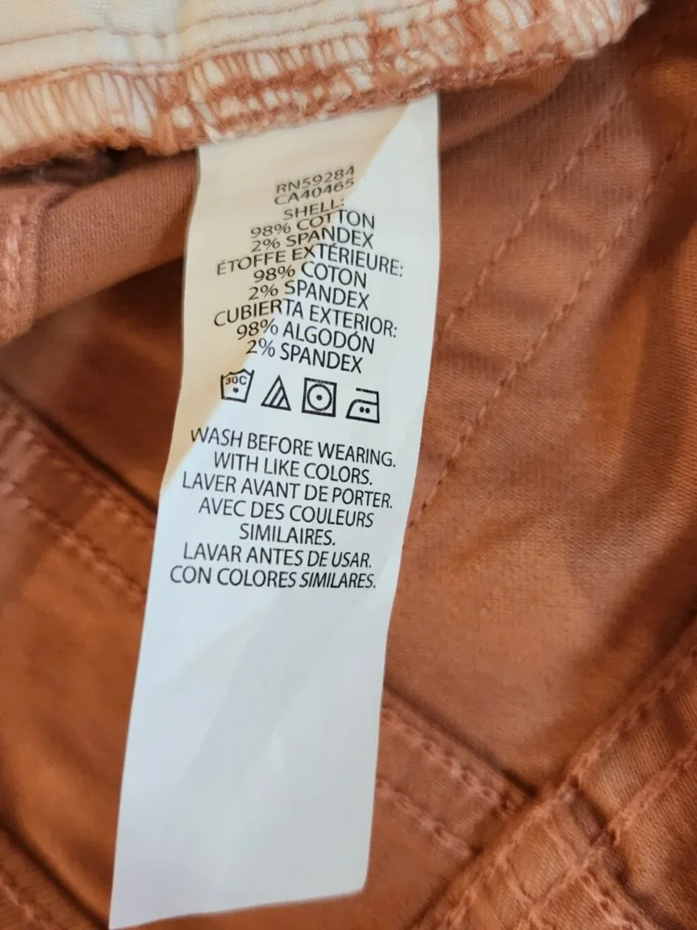 Children's Place Flare Jeans coral colored NWT Size 14